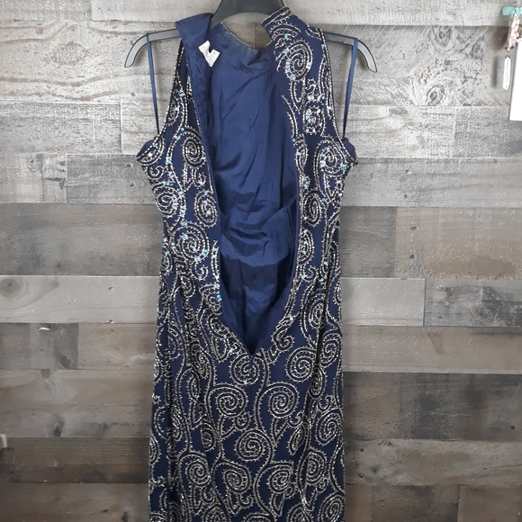 Vintage Niteline Della Roufogali Beaded Long Dress - Picture 7 of 8